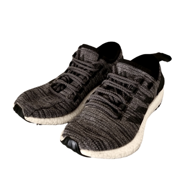 adidas BOOST Oreo Primeknit Sneakers Mens 9.5 All Terrain S80787 Gray Black - Picture 9 of 14